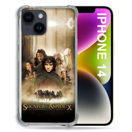 Coque Pour Iphone 14 Le seigneur Des Anneaux Affiche