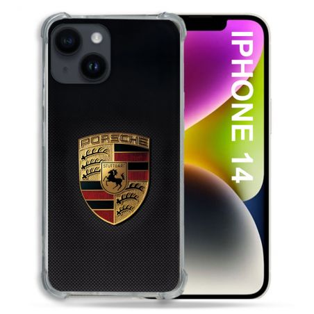 Coque Pour Iphone 14 Porsche Carbone