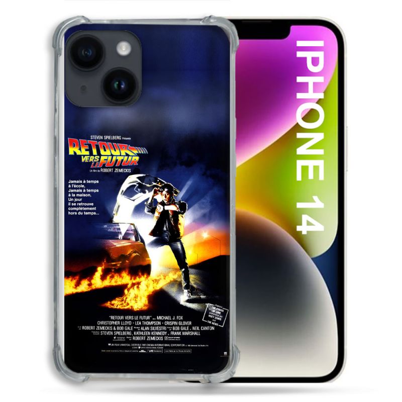 Coque Pour Iphone 14 Retour Vers Le Futur Affiche