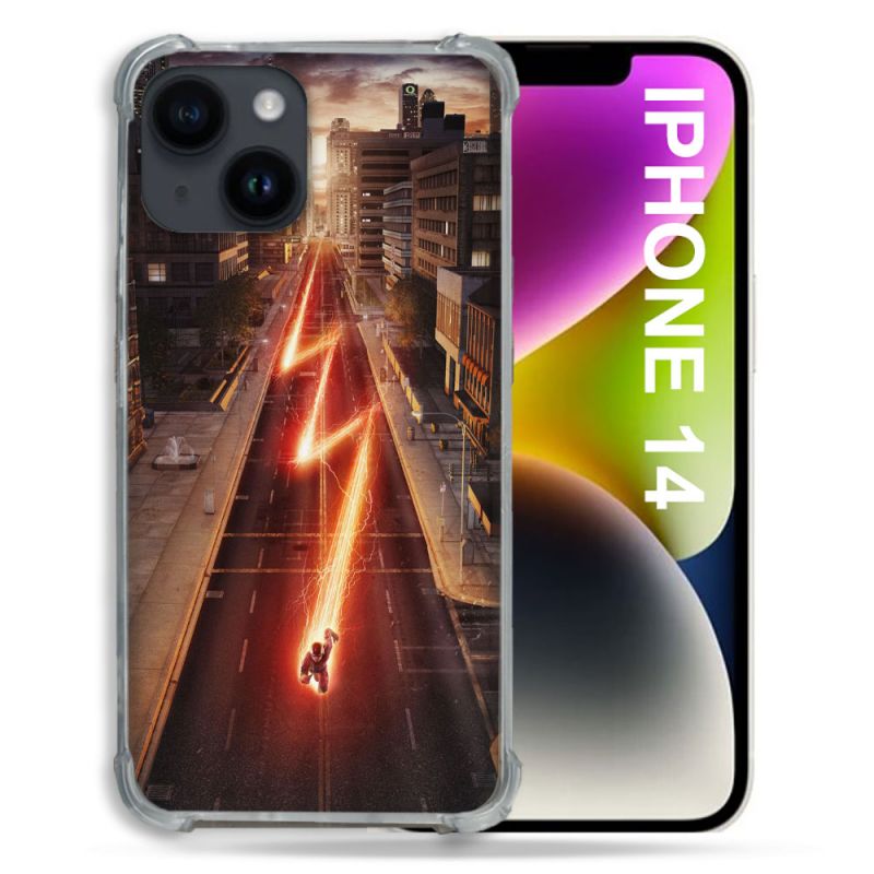 Coque Pour Iphone 14 The Flash City