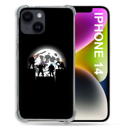 Coque Pour Iphone 14 Tortue Ninja Ombre