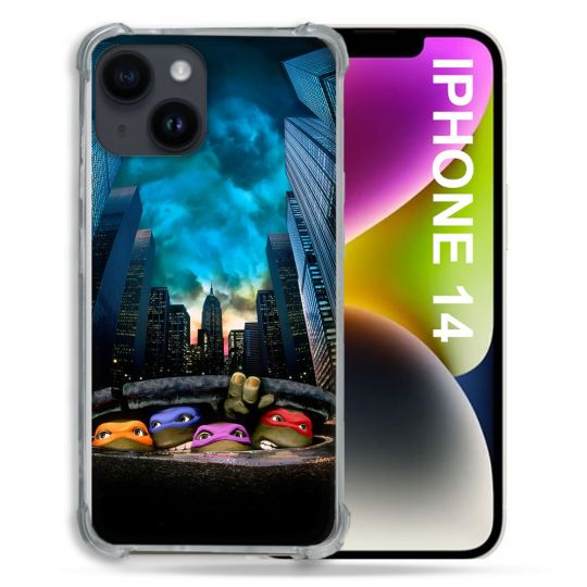 Coque Pour Iphone 14 Tortue Ninja Ville