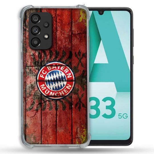 Coque Pour Samsung Galaxy A33 5G Foot Bayern Munich Drapeau
