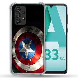 Coque Pour Samsung Galaxy A33 5G Captain America Bouclier