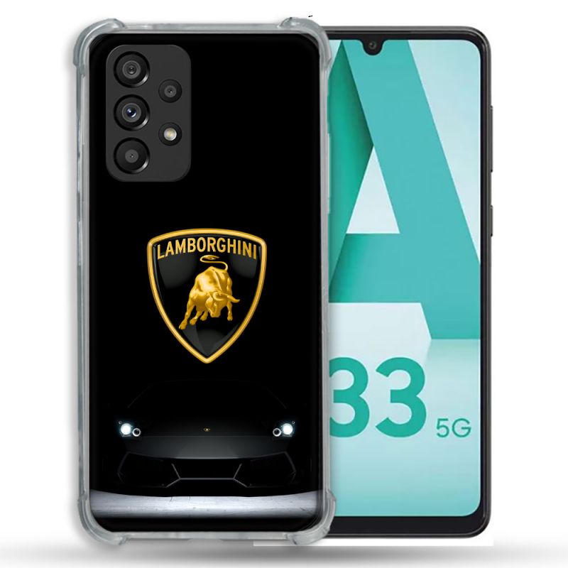 Coque Pour Samsung Galaxy A33 5G Lamborghini Noir