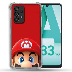 Coque Pour Samsung Galaxy A33 5G Mario Rouge