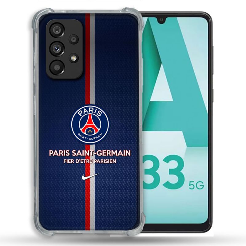 Coque Pour Samsung Galaxy A33 5G Foot PSG Fier