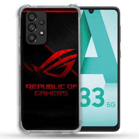 Coque Pour Samsung Galaxy A33 5G ROG Rouge