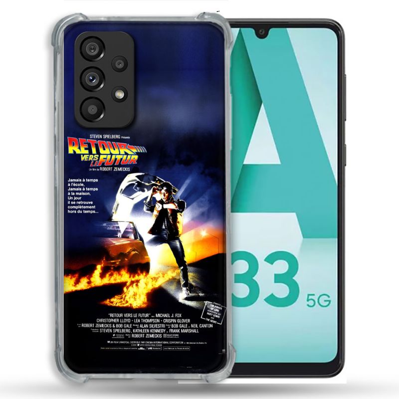 Coque Pour Samsung Galaxy A33 5G Retour Vers Le Futur Affiche