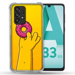 Coque Pour Samsung Galaxy A33 5G Simpson Donuts