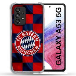 Coque Pour Samsung Galaxy A53 5G Foot Bayern Munich Carreaux