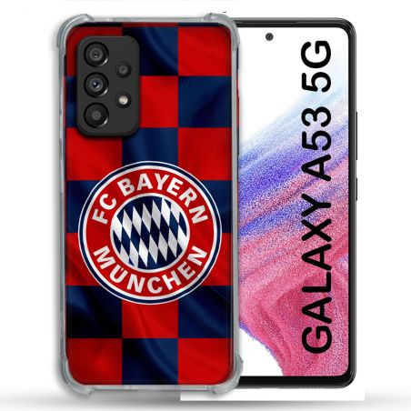 Coque Pour Samsung Galaxy A53 5G Foot Bayern Munich Carreaux