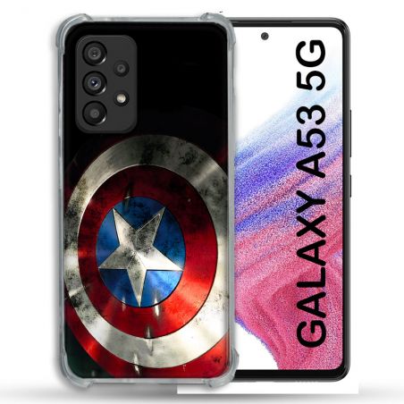 Coque Pour Samsung Galaxy A53 5G Captain America Bouclier