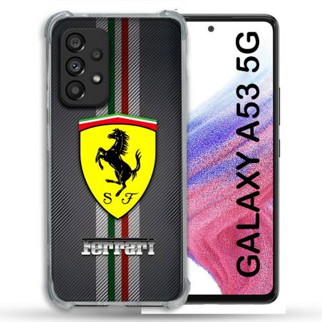 Coque Pour Samsung Galaxy A53 5G Ferrari Carbone