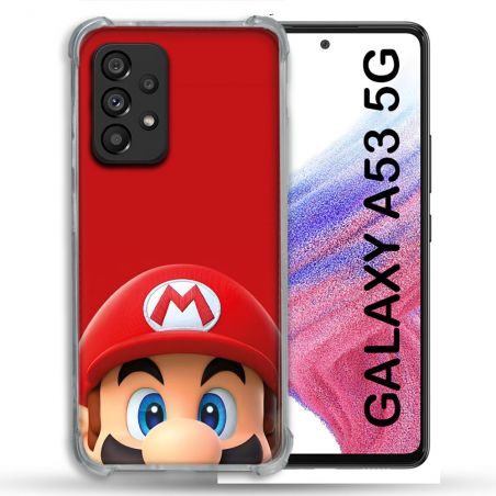 Coque Pour Samsung Galaxy A53 5G Mario Rouge