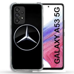 Coque Pour Samsung Galaxy A53 5G Mercedes Carbone