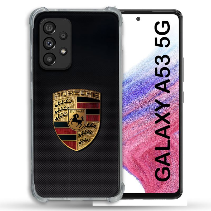 Coque Pour Samsung Galaxy A53 5G Porsche Carbone