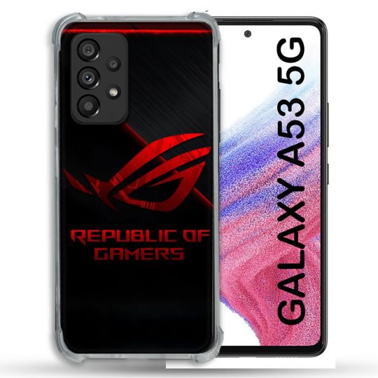 Coque Pour Samsung Galaxy A53 5G ROG Rouge