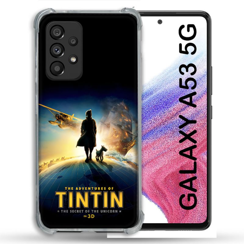 Coque Pour Samsung Galaxy A53 5G Tintin Affiche
