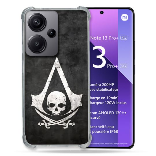 Coque Pour Xiaomi Redmi Note 13 Pro Plus 5G Assassin Creed Tete Mort