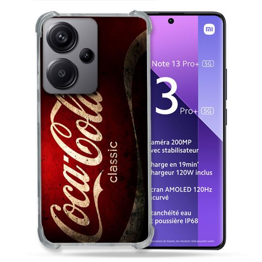 Coque Pour Xiaomi Redmi Note 13 Pro Plus 5G Coca Cola Classique