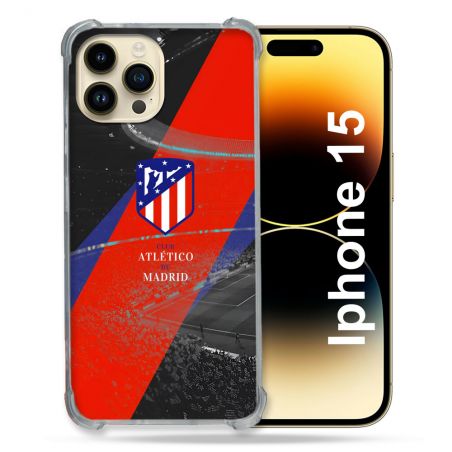 Coque Pour Iphone 15 Foot Athletico Madrid