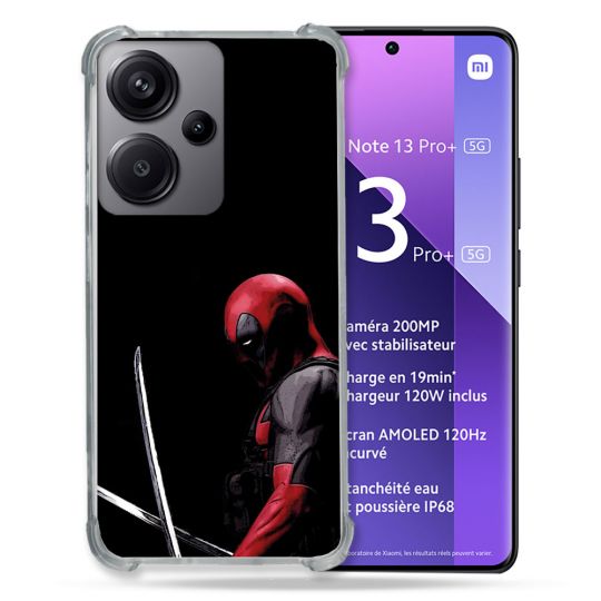 Coque Pour Xiaomi Redmi Note 13 Pro Plus 5G Deadpool Epee