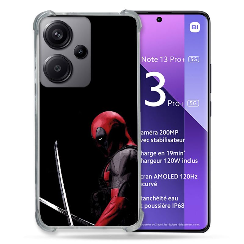 Coque Pour Xiaomi Redmi Note 13 Pro Plus 5G Deadpool Epee