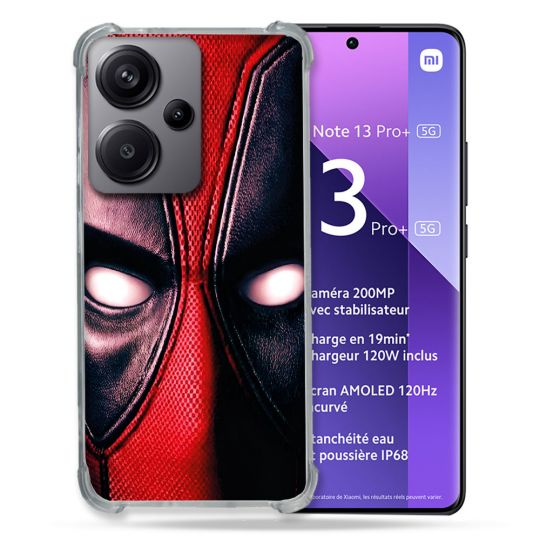 Coque Pour Xiaomi Redmi Note 13 Pro Plus 5G Deadpool Yeux