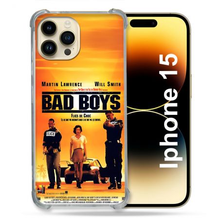 Coque Pour Iphone 15 Bad Boys Affiche