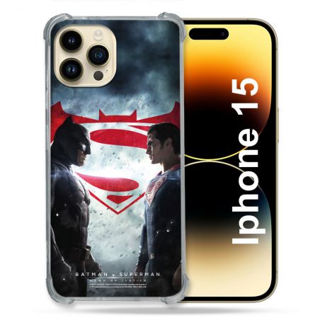 Coque Pour Iphone 15 Batman VS Superman