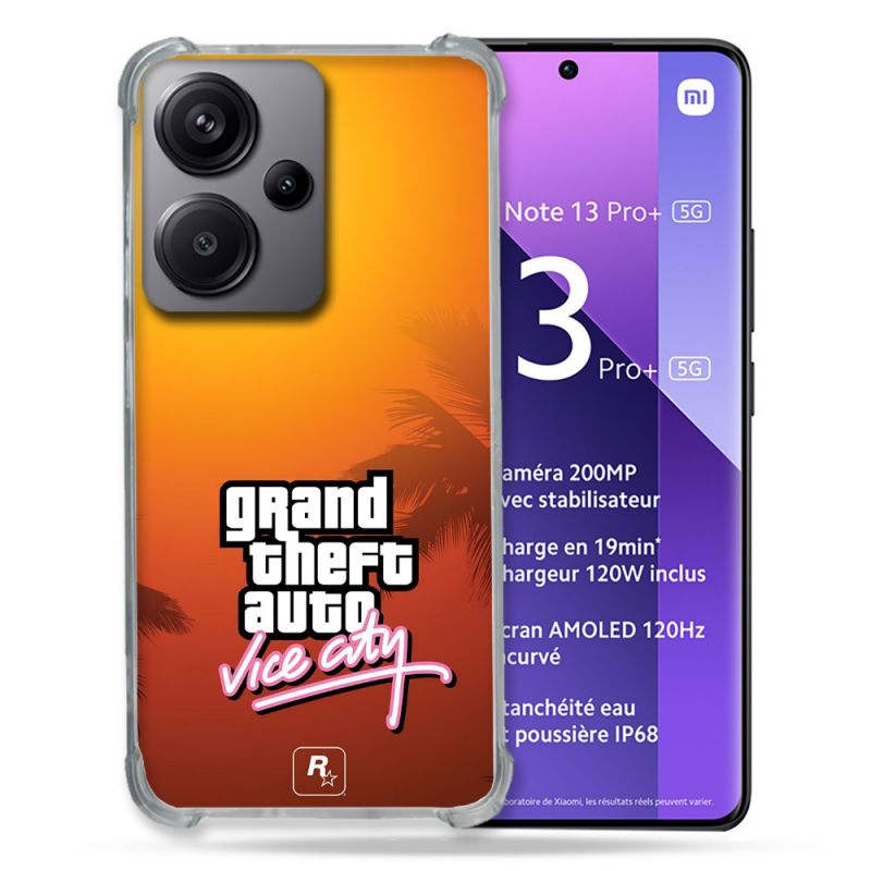 Coque Pour Xiaomi Redmi Note 13 Pro Plus 5G GTA Vice City