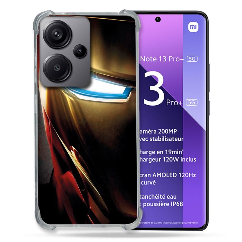 Coque Pour Xiaomi Redmi Note 13 Pro Plus 5G Iron Man Casque