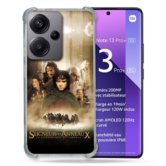 Coque Pour Xiaomi Redmi Note 13 Pro Plus 5G Le seigneur Des Anneaux Affiche