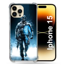Coque Pour Iphone 15 Call Of Duty Guerrier