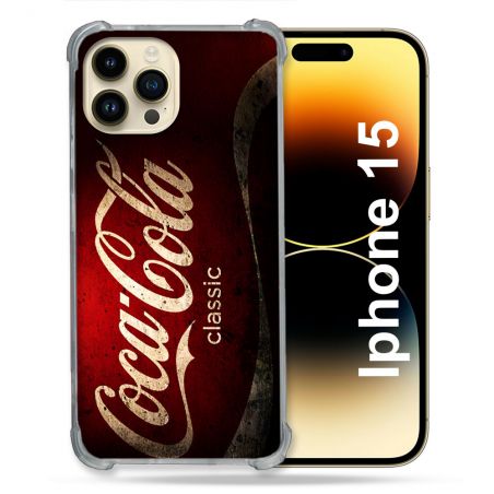 Coque Pour Iphone 15 Coca Cola Classique