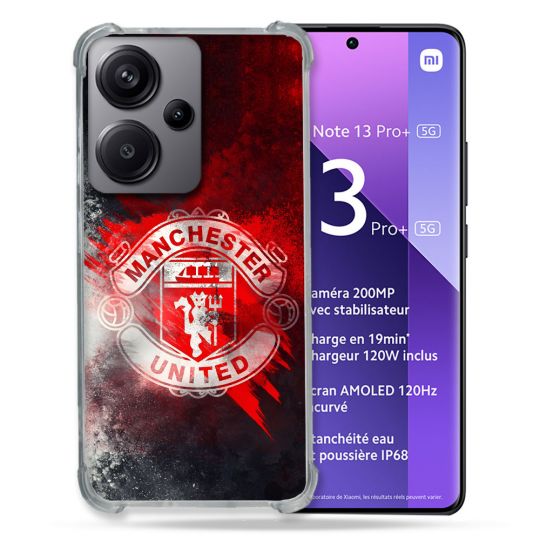Coque Pour Xiaomi Redmi Note 13 Pro Plus 5G Foot Manchetser United