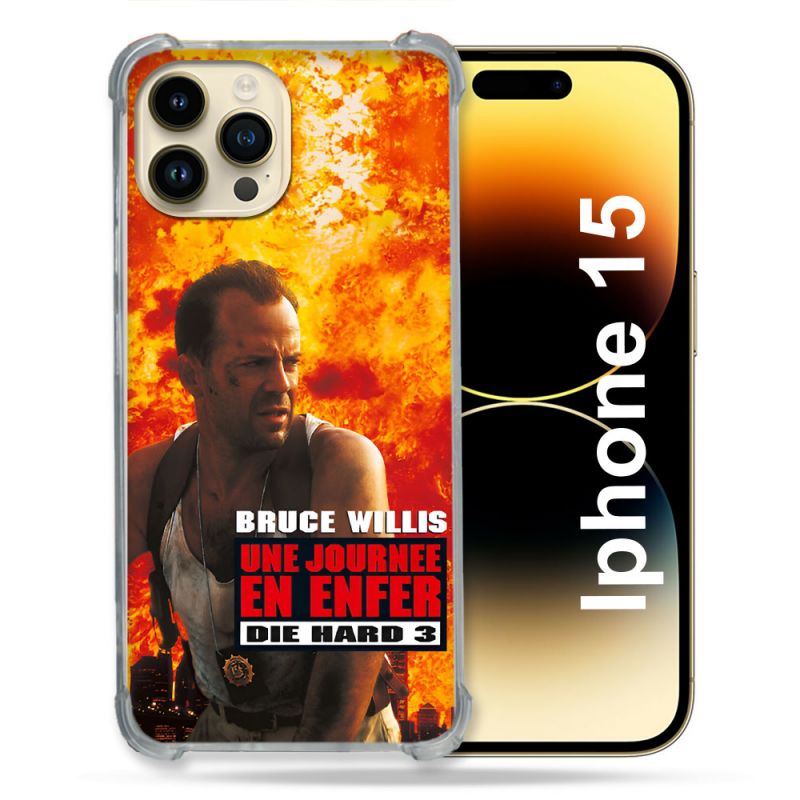 Coque Pour Iphone 15 Die Hard Affiche