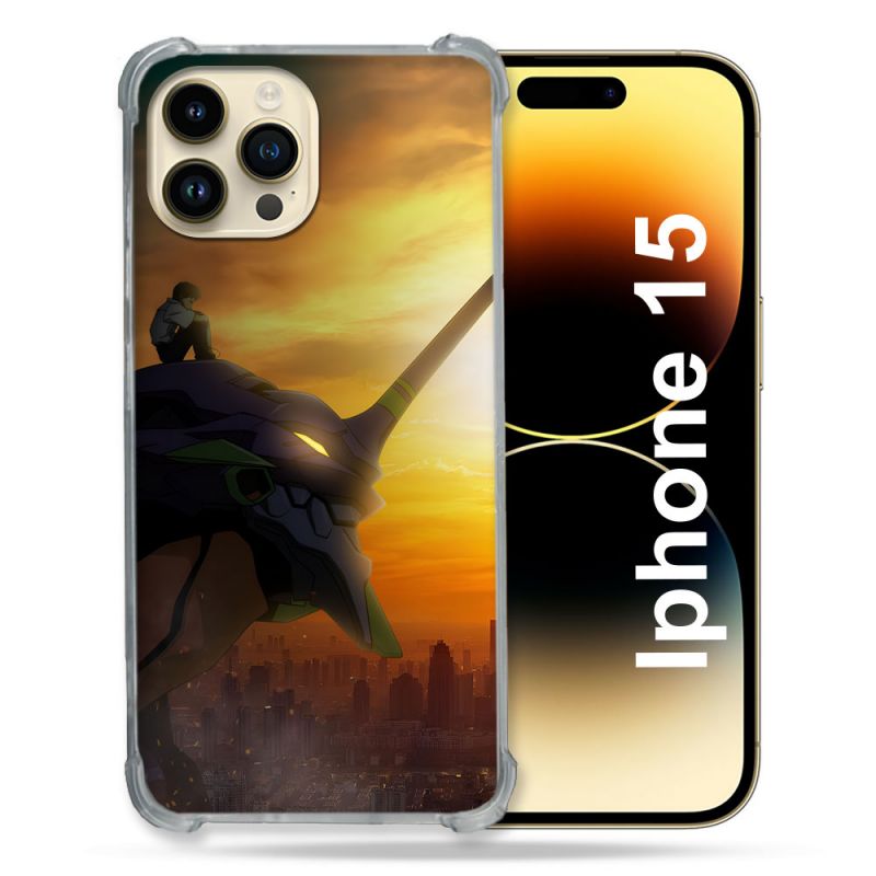 Coque Pour Iphone 15 Manga Evangelion