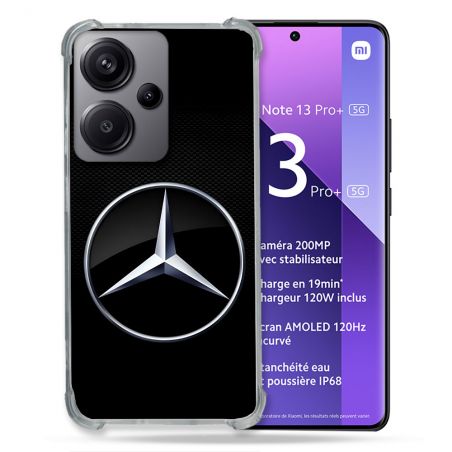 Coque Pour Xiaomi Redmi Note 13 Pro Plus 5G Mercedes Carbone