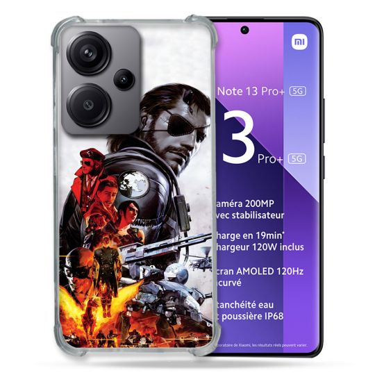 Coque Pour Xiaomi Redmi Note 13 Pro Plus 5G Metal Gear Solid