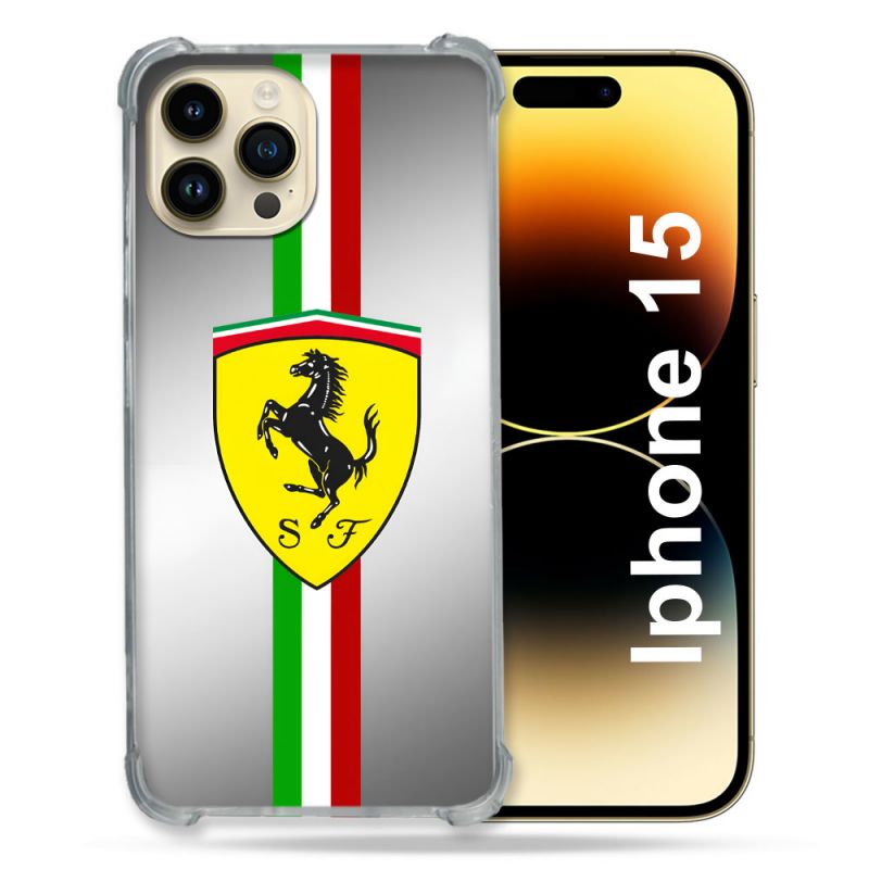 Coque Pour Iphone 15 Ferrari Ligne