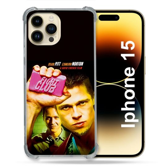 Coque Pour Iphone 15 Fight Club Affiche