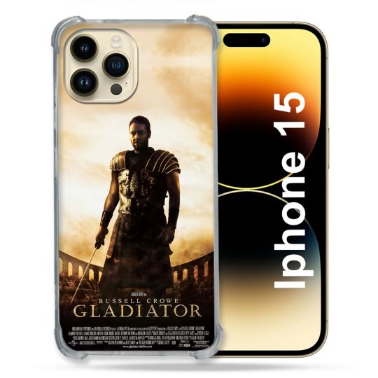 Coque Pour Iphone 15 Gladiator Affiche