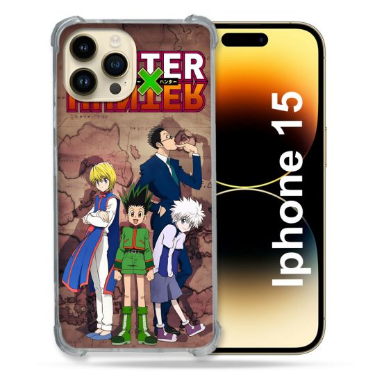 Coque Pour Iphone 15 Manga Hunter X Hunter Vintage