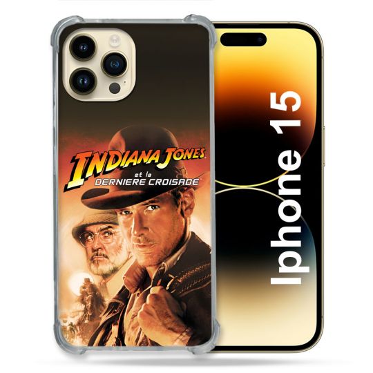 Coque Pour Iphone 15 Indiana Jones Affiche