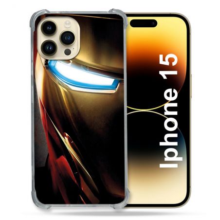 Coque Pour Iphone 15 Iron Man Casque