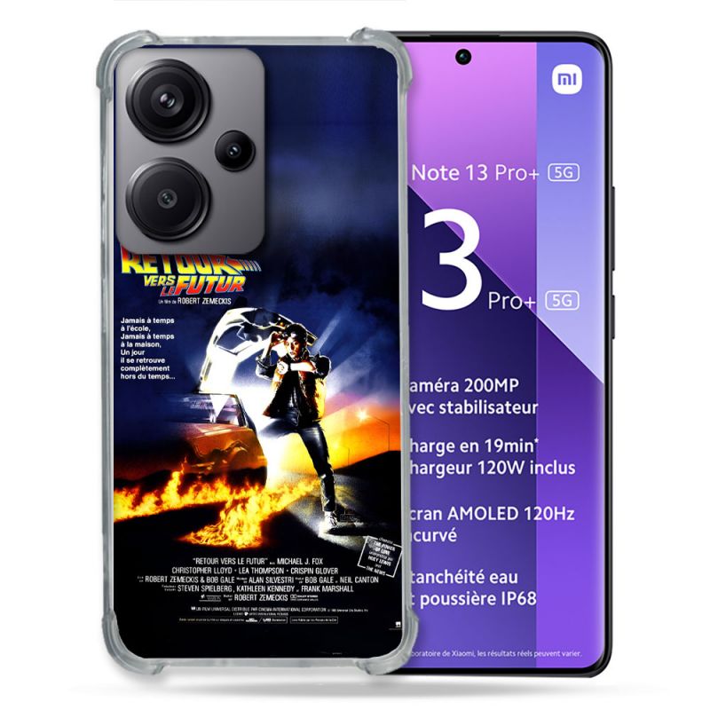 Coque Pour Xiaomi Redmi Note 13 Pro Plus 5G Retour Vers Le Futur Affiche