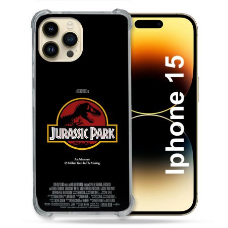 Coque Pour Iphone 15 Jurassik Park Affiche