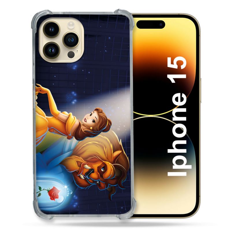 Coque Pour Iphone 15 La Belle et La Bête